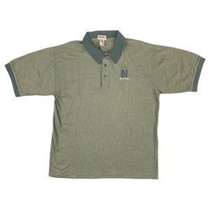 Vintage 90's Kachina Green Notre Dame Embroidered S/S Golf Polo Shirt Men's L